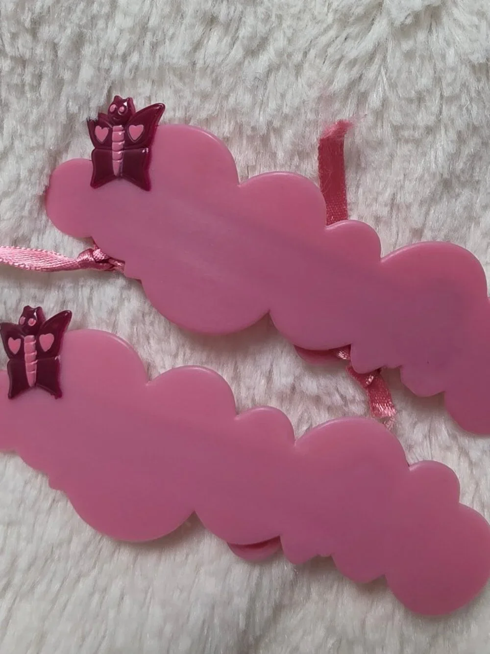 Vintage 2006 Bratz Kidz Box Handle Hair Clips Barrettes Pair MGA